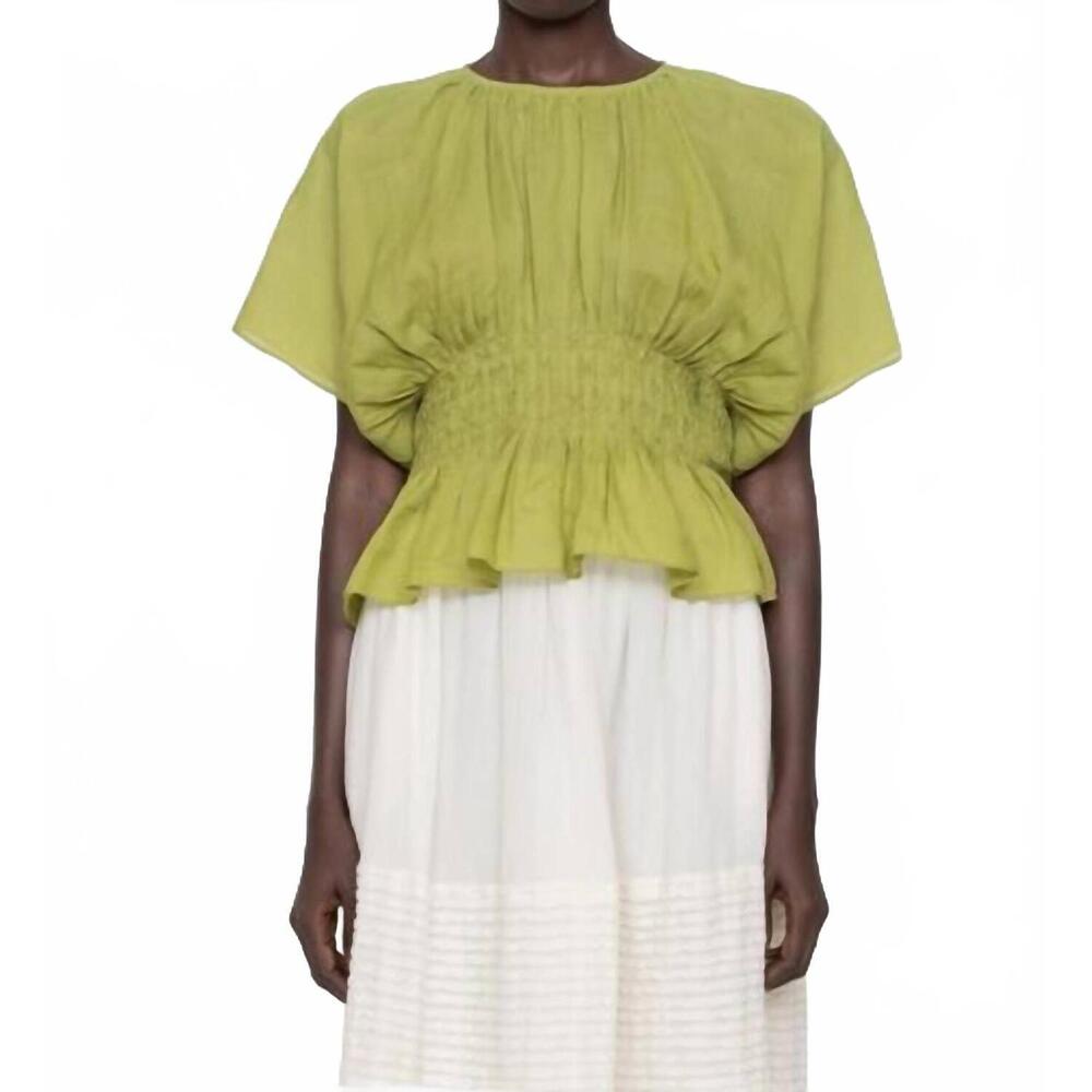 NEW SEA violet top in green